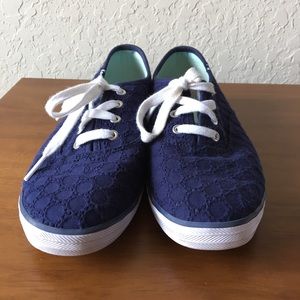Navy Blue Keds Champion’s Eyelet Sneakers